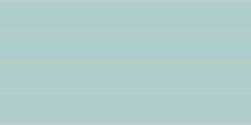#afcdcd, #fcd393 horizontal lines, one pixels wide, ninety-seven pixels apart