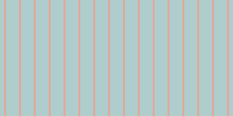 #afcdcd, #eba393 vertical lines, six pixels wide, forty-five pixels apart