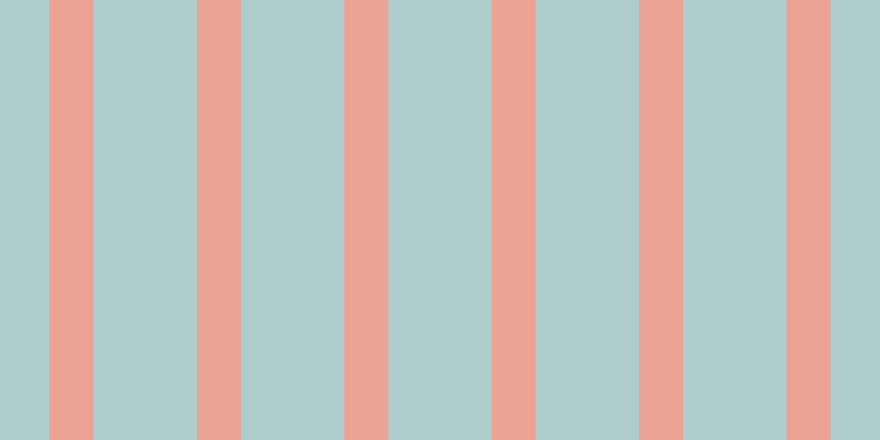 #afcdcd, #eba393 vertical lines, forty pixels wide, ninety-four pixels apart