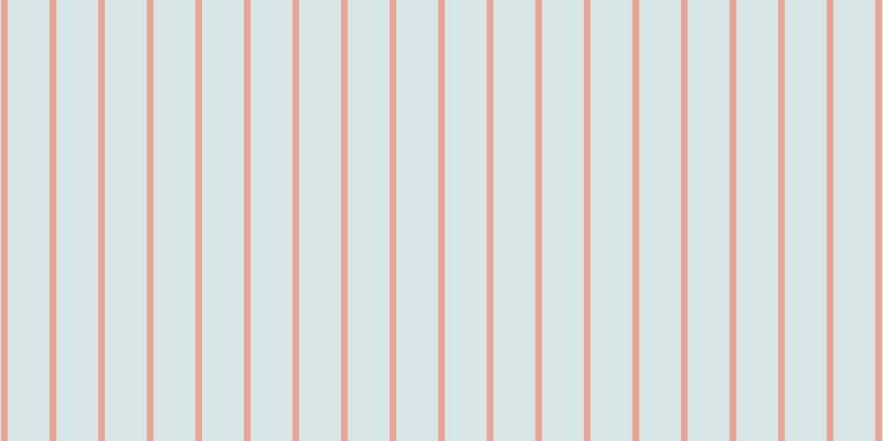 #afcdcd (50%), #eba393 vertical lines, six pixels wide, thirty-eight pixels apart