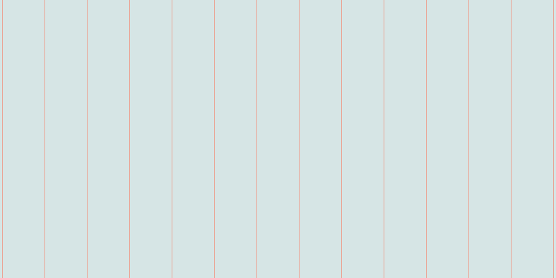 #afcdcd (50%), #eba393 vertical lines, one pixels wide, sixty pixels apart