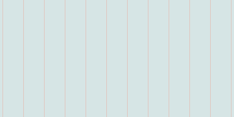 #afcdcd (50%), #eba393 vertical lines, one pixels wide, seventy pixels apart