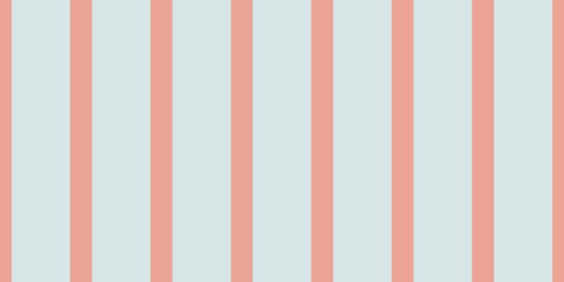 #afcdcd (50%), #eba393 vertical lines, thirty-one pixels wide, eighty-three pixels apart