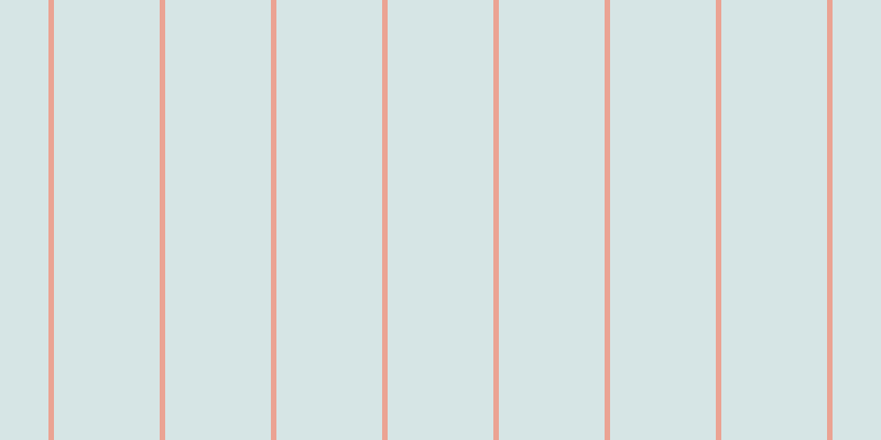 #afcdcd (50%), #eba393 vertical lines, five pixels wide, ninety-six pixels apart