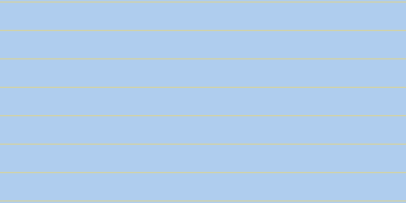 #afcdee, #dbd393 horizontal lines, two pixels wide, fifty-four pixels apart