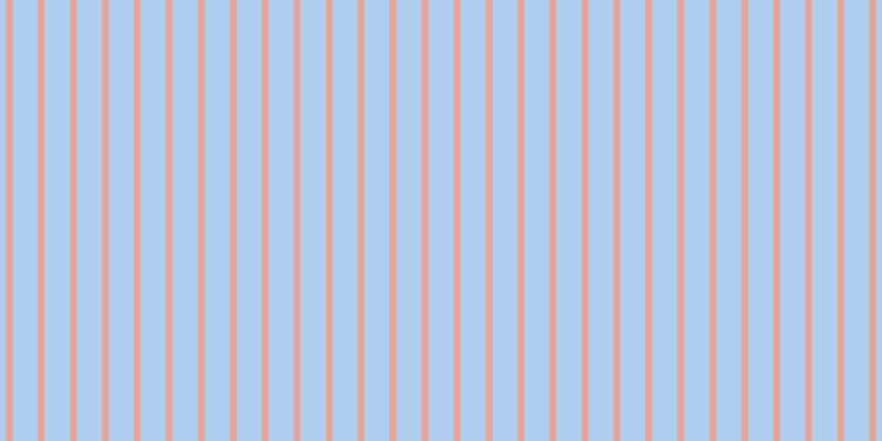 #afcdee, #eba393 vertical lines, six pixels wide, twenty-three pixels apart