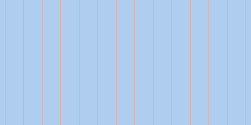 #afcdee, #eba393 vertical lines, two pixels wide, fifty-seven pixels apart