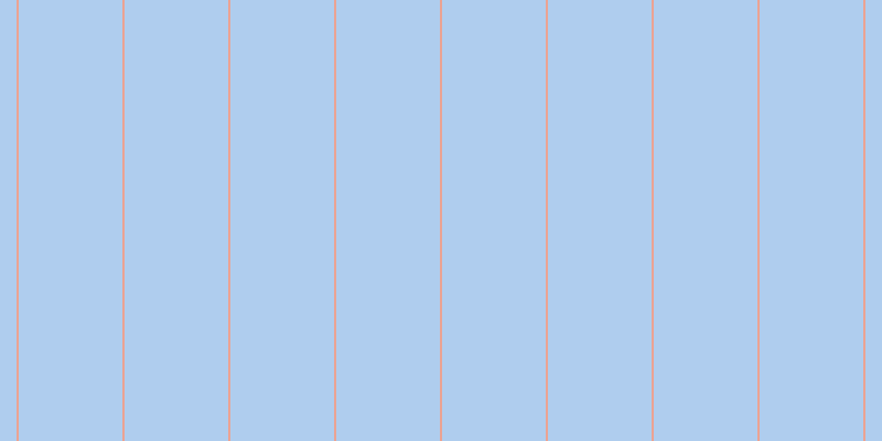 #afcdee, #eba393 vertical lines, two pixels wide, ninety-four pixels apart