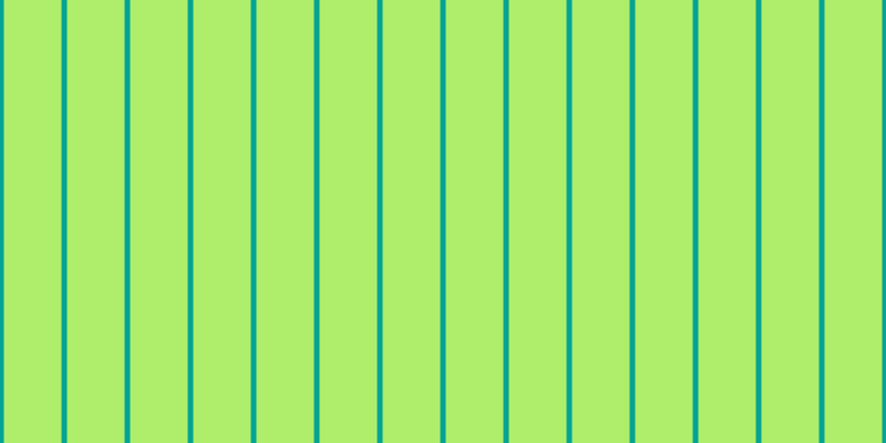 #afee6a, #04a393 vertical lines, five pixels wide, fifty-two pixels apart