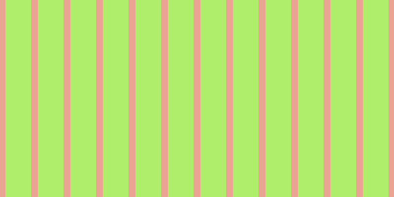 #afee6a, #eba393 vertical lines, fourteen pixels wide, fifty-two pixels apart