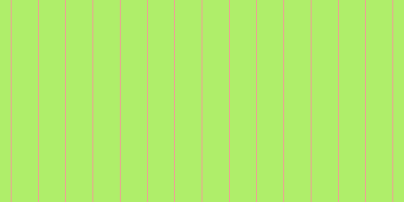 #afee6a, #eba393 vertical lines, two pixels wide, fifty-two pixels apart