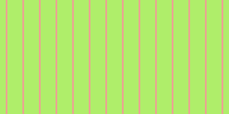#afee6a, #eba393 vertical lines, six pixels wide, fifty-two pixels apart