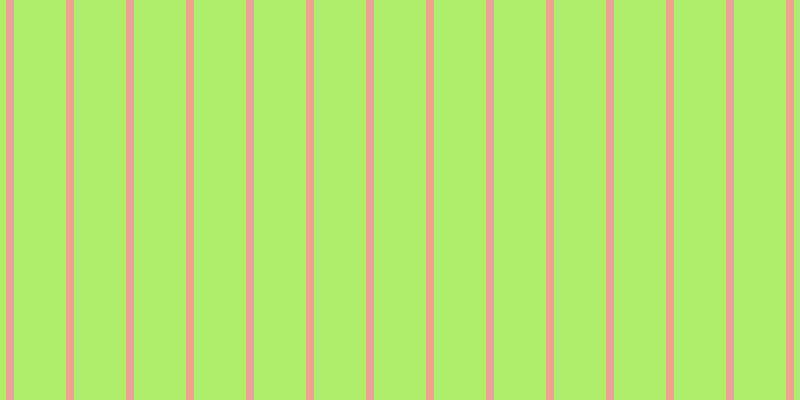 #afee6a, #eba393 vertical lines, eight pixels wide, fifty-two pixels apart
