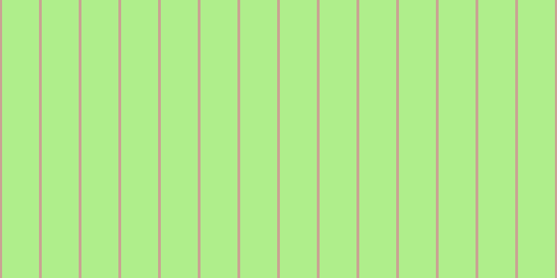 #afee8b, #caa393 vertical lines, four pixels wide, fifty-three pixels apart