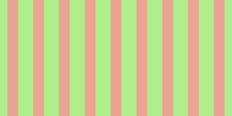 #afee8b, #eba393 vertical lines, thirty-seven pixels wide, fifty-two pixels apart
