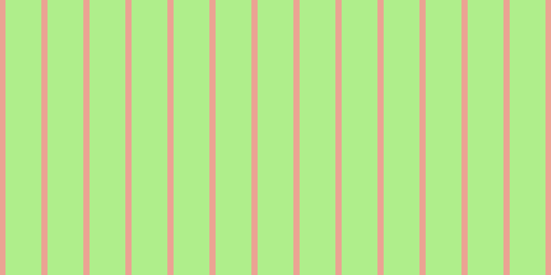 #afee8b, #eba393 vertical lines, nine pixels wide, fifty-two pixels apart