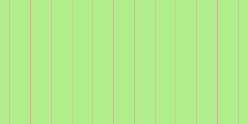 #afee8b, #eba393 vertical lines, two pixels wide, sixty-five pixels apart