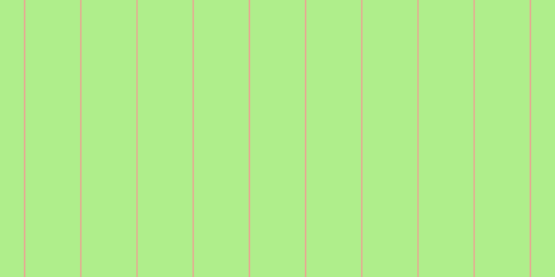 #afee8b, #eba393 vertical lines, two pixels wide, seventy-nine pixels apart