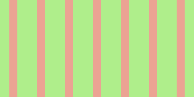 #afee8b, #eba393 vertical lines, thirty-three pixels wide, eighty-two pixels apart