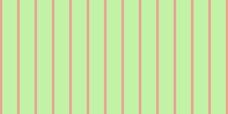 #afee8b (75%), #eba393 vertical lines, nine pixels wide, fifty-two pixels apart