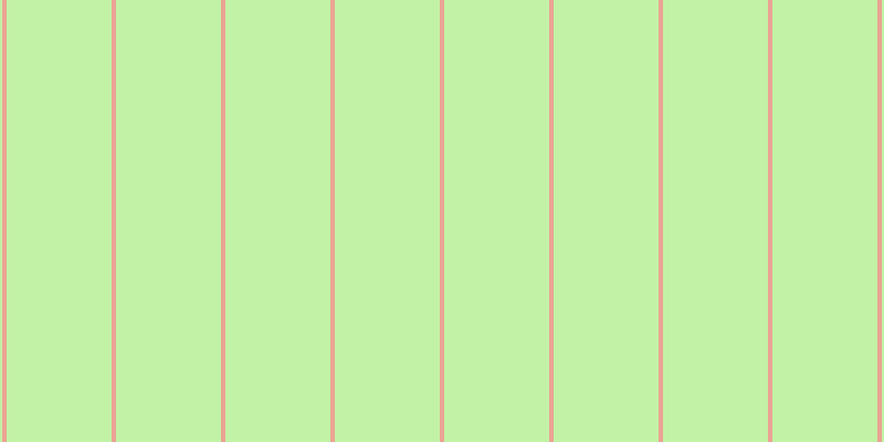 #afee8b (75%), #eba393 vertical lines, four pixels wide, ninety-five pixels apart