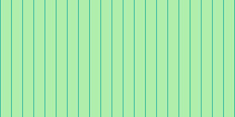 #afeeac, #04a393 vertical lines, two pixels wide, thirty-six pixels apart