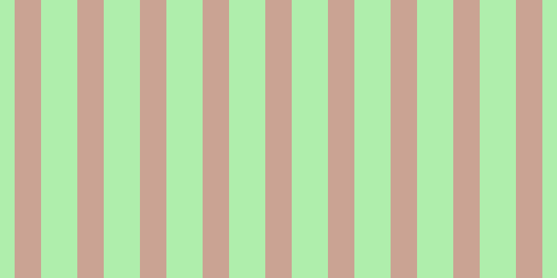 #afeeac, #caa393 vertical lines, thirty-eight pixels wide, fifty-two pixels apart