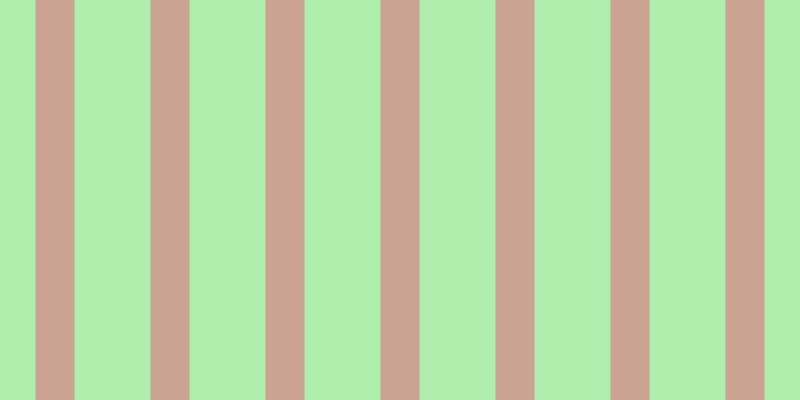 #afeeac, #caa393 vertical lines, thirty-nine pixels wide, seventy-six pixels apart