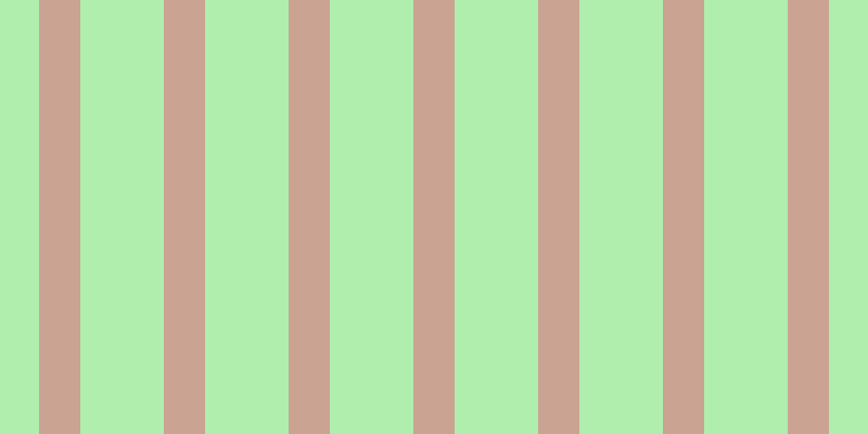 #afeeac, #caa393 vertical lines, thirty-eight pixels wide, seventy-seven pixels apart