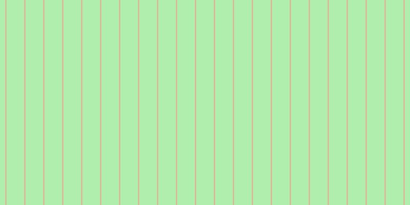 #afeeac, #eba393 vertical lines, two pixels wide, thirty-five pixels apart