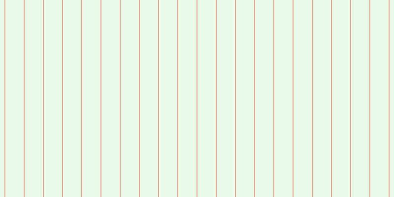 #afeeac (25%), #eba393 vertical lines, two pixels wide, thirty-seven pixels apart
