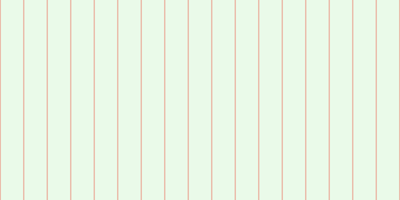#afeeac (25%), #eba393 vertical lines, two pixels wide, forty-five pixels apart