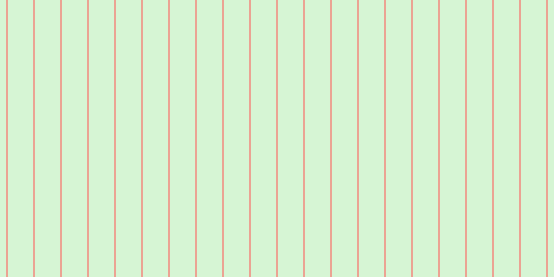 #afeeac (50%), #eba393 vertical lines, two pixels wide, thirty-seven pixels apart