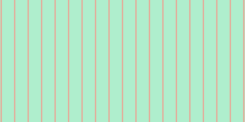 #afeecd, #eba393 vertical lines, four pixels wide, forty pixels apart