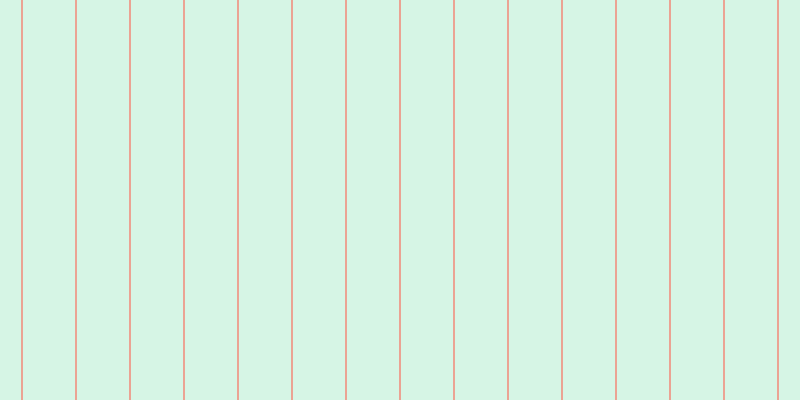 #afeecd (50%), #eba393 vertical lines, two pixels wide, fifty-two pixels apart