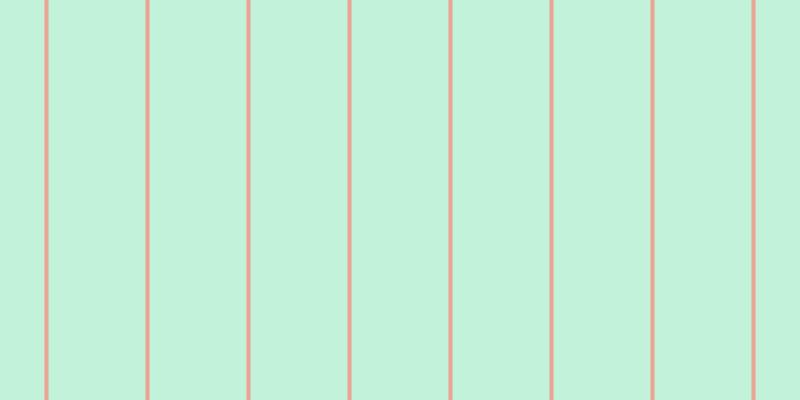 #afeecd (75%), #eba393 vertical lines, four pixels wide, ninety-seven pixels apart