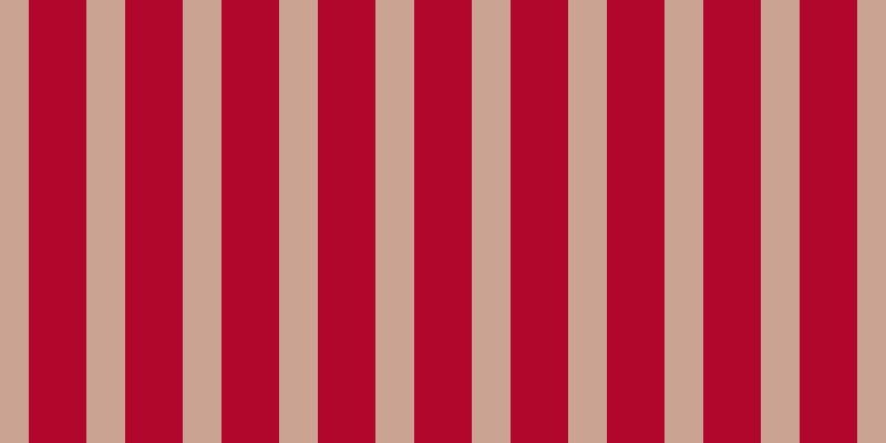 #b1072d, #caa393 vertical lines, thirty-five pixels wide, fifty-two pixels apart