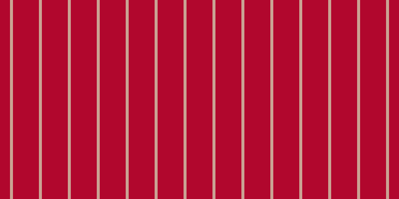 #b1072d, #caa393 vertical lines, six pixels wide, fifty-two pixels apart