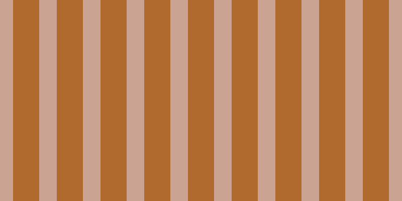 #b16a2d, #caa393 vertical lines, thirty-five pixels wide, fifty-two pixels apart