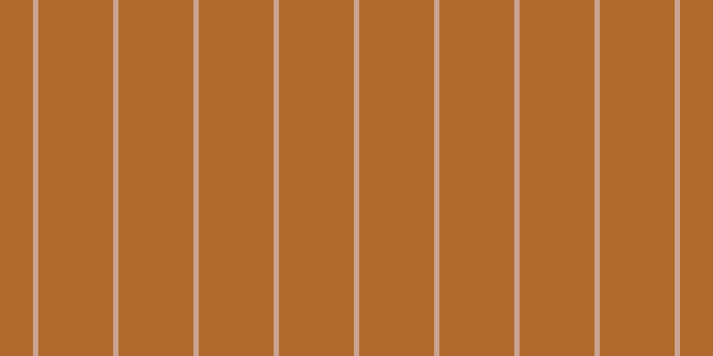 #b16a2d, #caa393 vertical lines, six pixels wide, eighty-four pixels apart