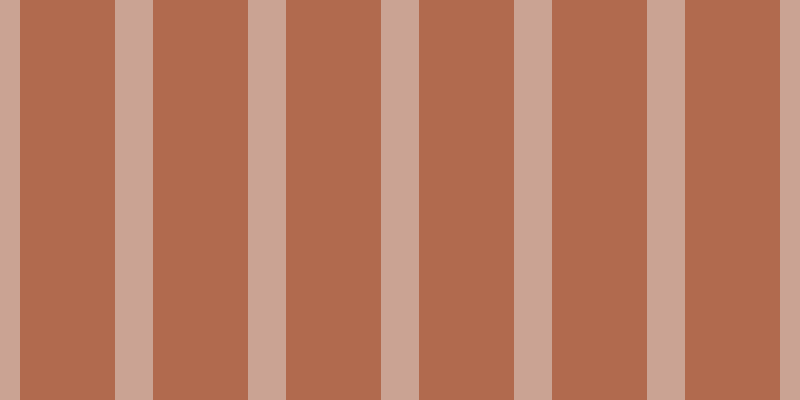 #b16a4e, #caa393 vertical lines, thirty-eight pixels wide, ninety-five pixels apart