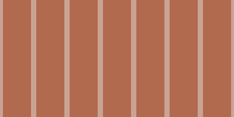 #b16a4e, #caa393 vertical lines, eighteen pixels wide, ninety-six pixels apart