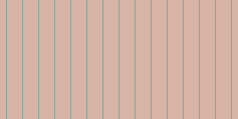 #b16a4e (50%), #46a393 vertical lines, two pixels wide, fifty-two pixels apart