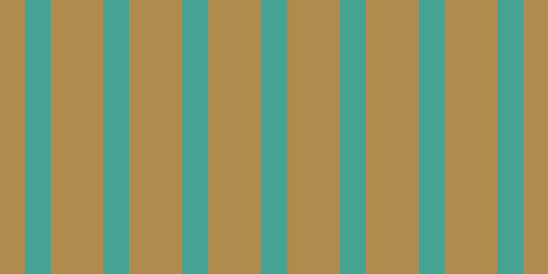 #b18b4e, #46a393 vertical lines, thirty-eight pixels wide, seventy-seven pixels apart