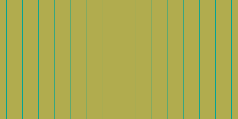 #b1ac4e, #04a393 vertical lines, two pixels wide, fifty-two pixels apart