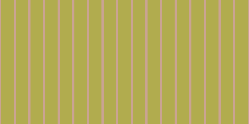 #b1ac4e, #caa393 vertical lines, seven pixels wide, forty pixels apart