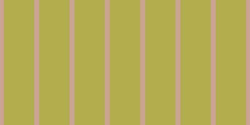 #b1ac4e, #caa393 vertical lines, sixteen pixels wide, ninety-seven pixels apart