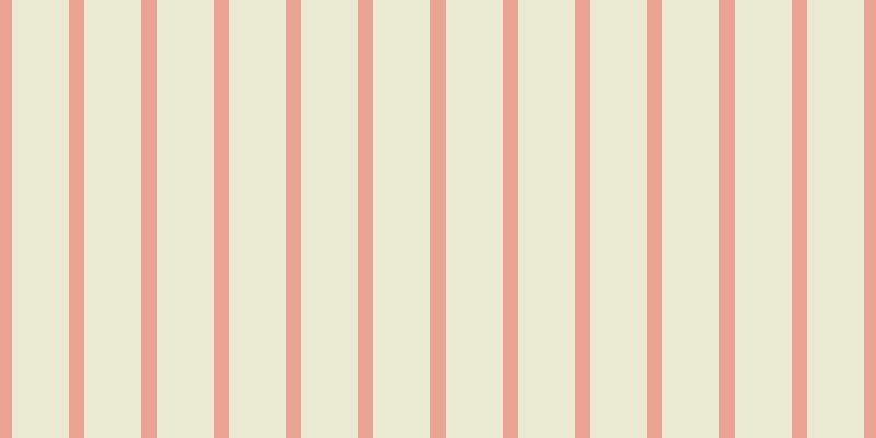 #b1ac4e (25%), #eba393 vertical lines, fourteen pixels wide, fifty-two pixels apart
