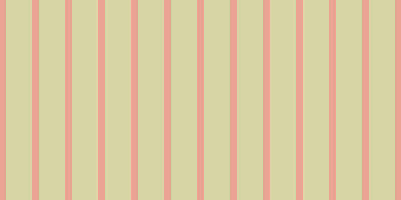#b1ac4e (50%), #eba393 vertical lines, fourteen pixels wide, fifty-two pixels apart