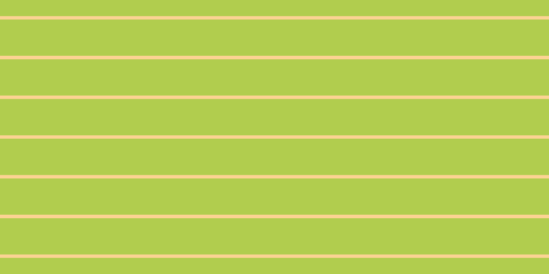 #b1cd4e, #fcd393 horizontal lines, five pixels wide, fifty-three pixels apart